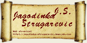 Jagodinka Strugarević vizit kartica